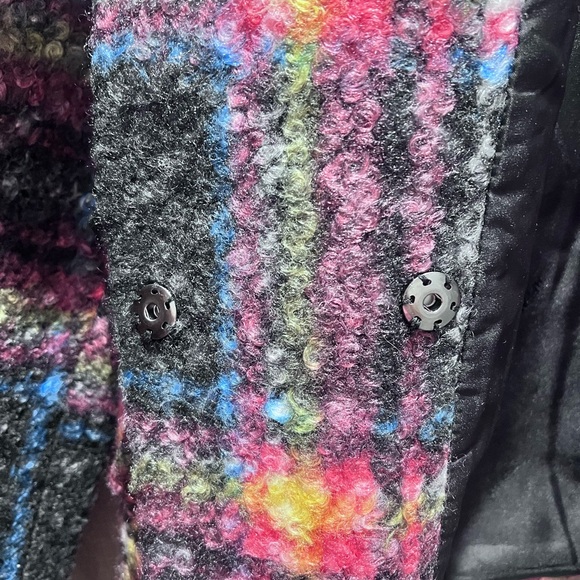 Appraris Plaid  100% Wool-Blend Jacket Womens XS NWOT Paris - Picture 8 of 13